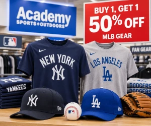 Academy MLB Gear Sale: Buy One, Get One 50% Off