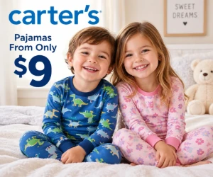 Carter's Baby & Kids' Pajamas From Only $9