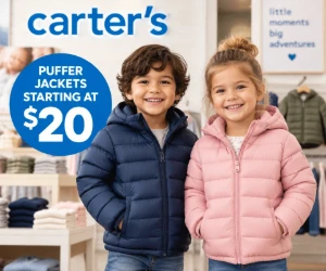 Carter's Packable Puffer Jackets Starting at Only $20