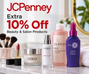 Extra 10% Off Beauty & Salon Products With Code at JCPenney