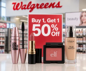 Walgreens Cosmetics BOGO Sale: Buy 1, Get 1 50% Off
